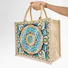 Diamond Painting Mandala Linen Tote Bag Replaceable Canvas for Women