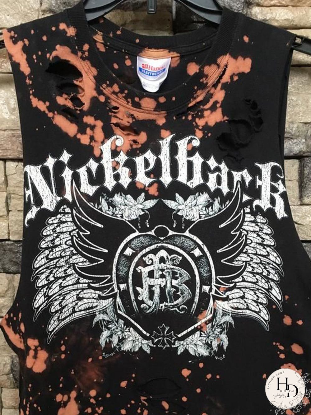 Black Round Neck Vintage Sleeveless Shirts & Tops