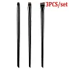 Eyeliner Eyebrow Brush Angled Flat Head Fiber Hair Brow Contour Eyeliner Fine Makeup Brushes Professional Makeup Tools 1/2/3pcs