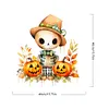 【Limited Stock Sale】Halloween Pumpkins  Skeletons-Paint by Numbers Acrylic Paintingg 40*40CM(Watercolor)