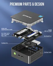 GMKtec Nucbox G3 Plus ミニPC NucBox G3 Plus--Enhanced Performance Mini PC With Intel N150 Processor