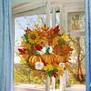 DIY Autumn Pumpkin Diamond Painting Wreath（Single-Sided）