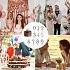 Reusable Numeral Birthday Candle Holder Set Number 0-9 for Party Anniversary