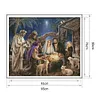 (Big Size)Nativity of Jesus - 14CT Stamped Cross Stitch - 95*80cm