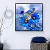 2 Birds in Flowers-Full Square Diamond Painting