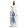 4pcs DIY Diamond Painting Wine Bag Rhinestones Liquor Bottle Cover (Butterfly)