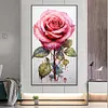 【Limited Stock Sale】(Big Size)Texture Rose-Paint by Numbers Acrylic Painting 40*70CM
