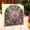 Acrylic Mandala Diamond Painting Paper Towel Napkin Holder for Home Art Crafts