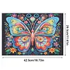 (42.5*29.5cm)Animal Diamond Painting Placemat Heat Resistant Diamond Art Table Mat(Butterfly)