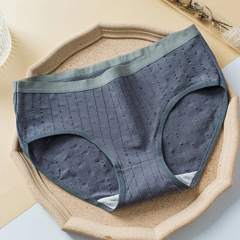 PCS / set M-XL Cotton Panties Women's Underwear Sexy Lace Panty Plus Size Fashion Solid Color Briefs Female Lingerie Underpants