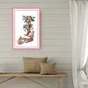 Xmas Stocking -16CT Stamped Cross Stitch Kit(30*44cm)