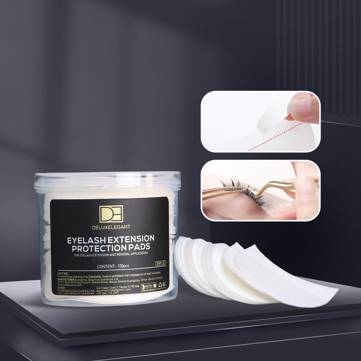 DE&reg; Eylash removal protection pads