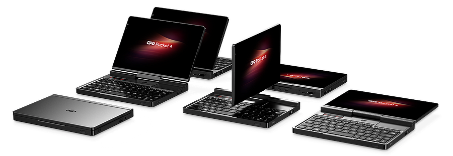 GPD Pocket 4 Windows 11 Ultra-Portable Modular Laptop PC