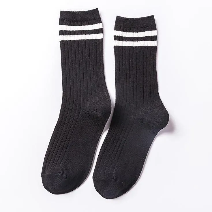 Korean Style Striped Socks