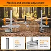 [US Local Warehouse] 2 Pack Shade Sail Poles 10FT Outdoor Sun Shade Poles 2.84in Diameter Heavy Duty Metal Post for Deck Patio Outside Backyard