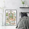 【SALE】In The Garden-14CT Counted Cross Stitch 29*44cm/11.42*17.32in