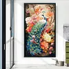 (US Local)Peacock Peony-16CT Stamped Cross Stitch Kit(73x119cm)