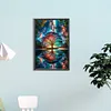 Diamond Painting-DIY Full Round Drill Colorful Abstract Tree(40*60CM)