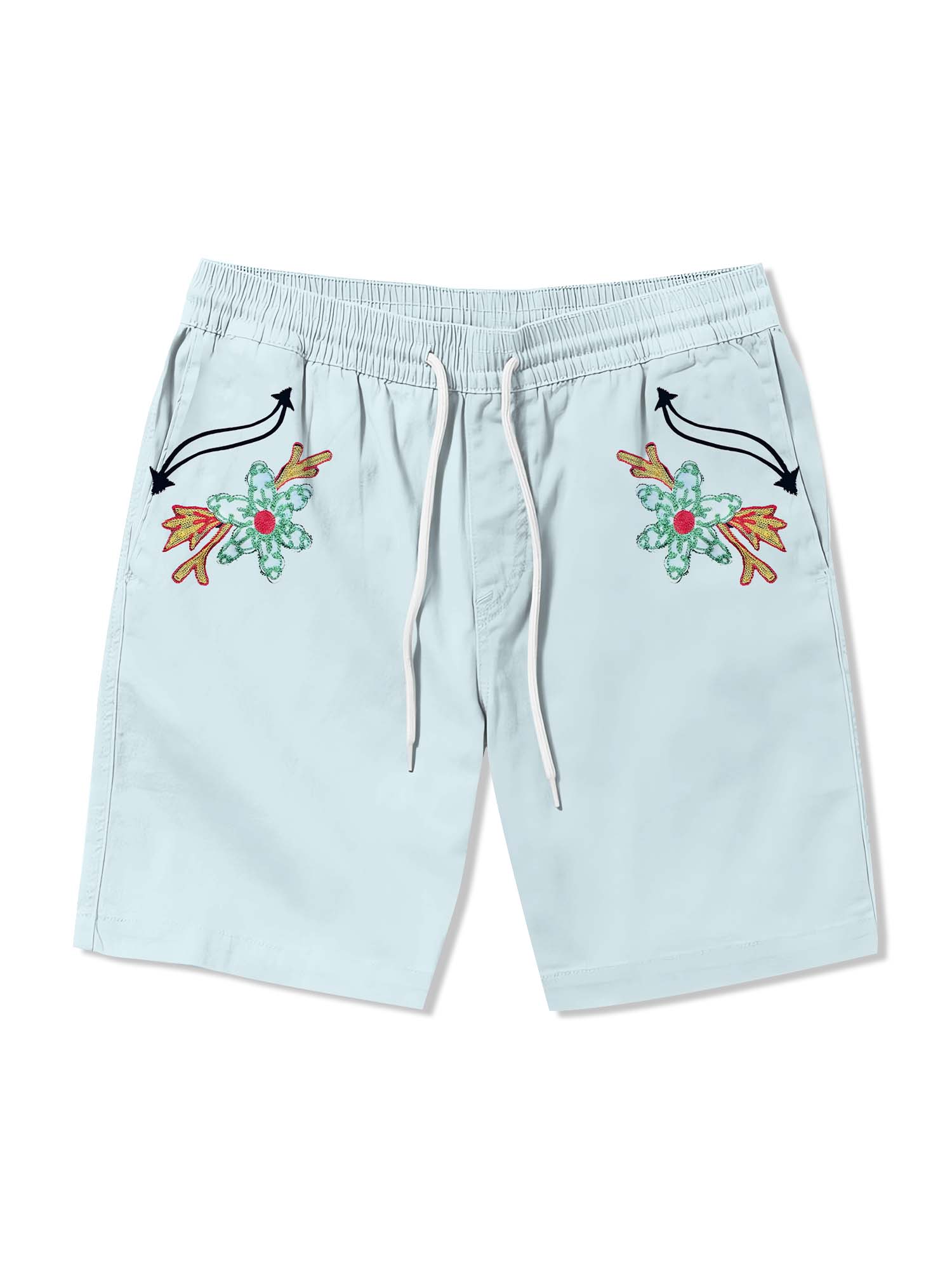 Floral Cowboy - Cotton Shorts