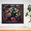 Hulk Wall Marvel-Full Round Diamond Painting 40*35CM