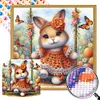 Rabbit - Round AB Drills Diamond Painting(35x35cm)