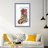 Gabriel Of The Christmas Stocking - 16CT Stamped Cross Stitch 37*52cm/14.57*20.47in(Brand)
