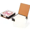 Leather Butterfly Diamond Painting Notecard Box Rhinestones Post It Dispenser
