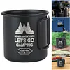 300ML Camping Mug Aluminum Alloy Tea Beer Coffee Mug Lightweight for Outdoor Use