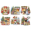 (US Local)6pack Xmas Dog-Special Shaped Diamond Painting Kit(30x30cm)