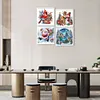 (US Local)4Pack Xmas-Special Shaped Diamond Painting Kit(30x30cm)