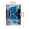 Rose - 9CT Full Beaded Cross Stitch Kit(30x42cm)