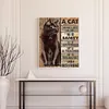Words Cat-11CT Stamped Cross Stitch 40*50cm