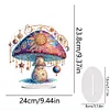 >SALE<Mushroom Handmade Diamond Art Tabletop Decor Home Office Decor (Sun Mushroom)