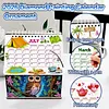 DIY Diamond Painting Special Shape Desktop Cabin Calendar Organizer Box Kit(Owl)