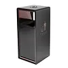 [US Local Warehouse] Stainless Steel Freestanding Rubbish Can W/ Removable Inner Can for Office Hotel