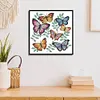 Color Butterfly-14CT Stamped Cross Stitch Kit(33x34cm)