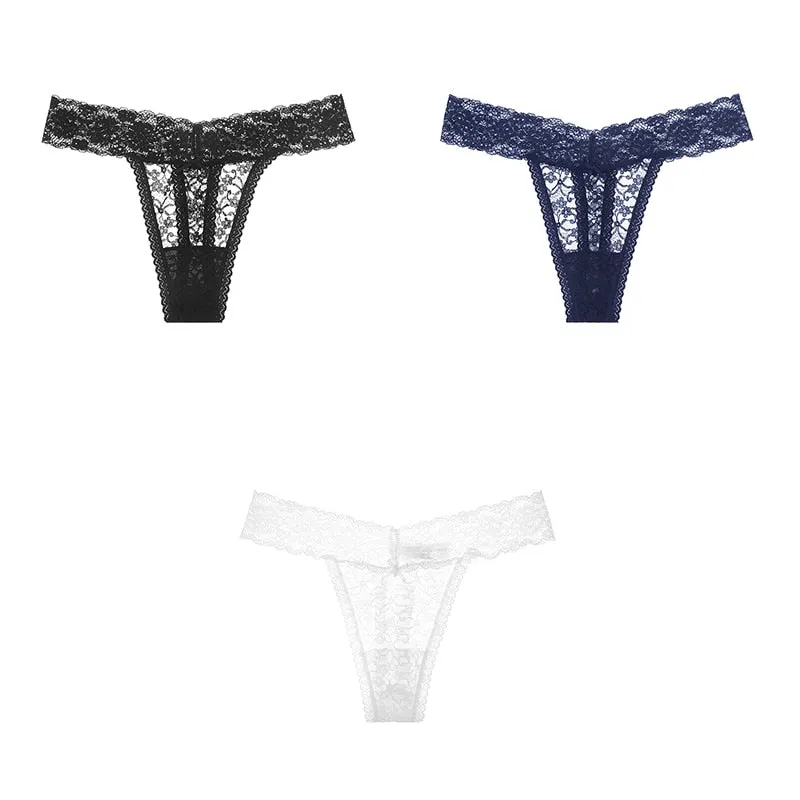 Sexy Panties Woman's Thongs Lace Underwear For Woman G-String Ladies Plus Size Lace Sexy Female Underwear Woman BANNIROU
