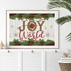 Christmas Poster-Special Shaped Diamond Painting Kit