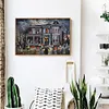Halloween Haunted House-Full Round Diamond Painting 50*40cm