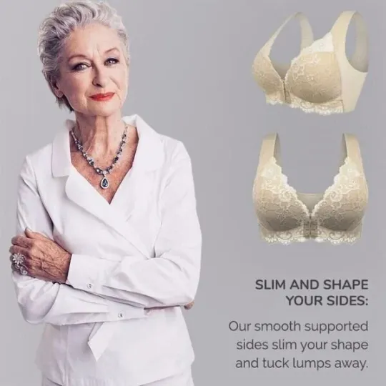 FRONT CLOSURE 5D SHAPING PUSH UP COMFY WIRELESS BRA(3 PCS) 