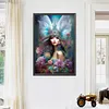 Feather Angel Girl - Round AB Drills Diamond Painting(65*45cm)