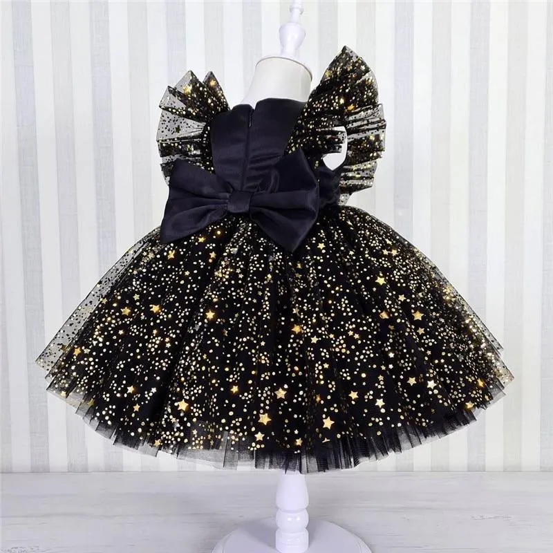 Baby Dress Girl 1st Birthday Dress For Baby Girl Dress Bowknot Princess Dresses Flower Girls Wedding Party Tutu Kids Clothes
