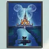 Mickey Minnie Disney-11CT Stamped Cross Stitch 40*55cm