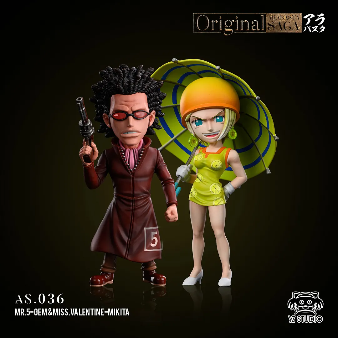 Baroque Works Mr. 5 & Miss Valentine Day - ONE PIECE Statue - YZ