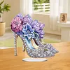 (US Local)DIY Special Shaped Diamond Painting High Heels Tabletop Ornaments Kit