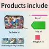 (US Local)5D DIY Diamond Painting Wallet Diamond Painting Card Holder Coin Purse DIY Craft Kit