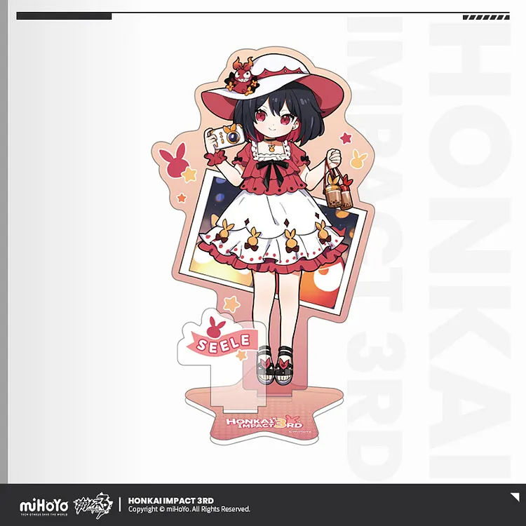 Honkai 3d Q Acrylic Stands [Original Honkai Official Merchandise]