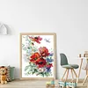 Daisy And Poppy- 14CT Stamped Cross Stitch 35*47cm/13.78*18.5in