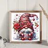 Rose Gnome - 11CT Stamped Cross Stitch - 45*45cm