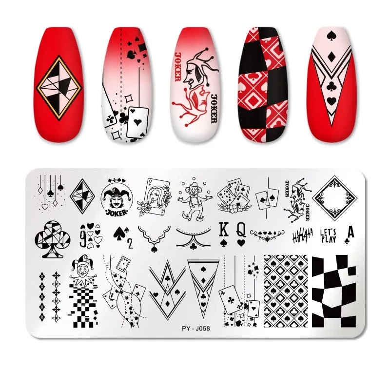 PICT YOU Animal Patterns Nail Stamping Plates Stainless Steel Nail Art Image Plate Stamp Template Stencil Tools PY-F011-Nail Inspo